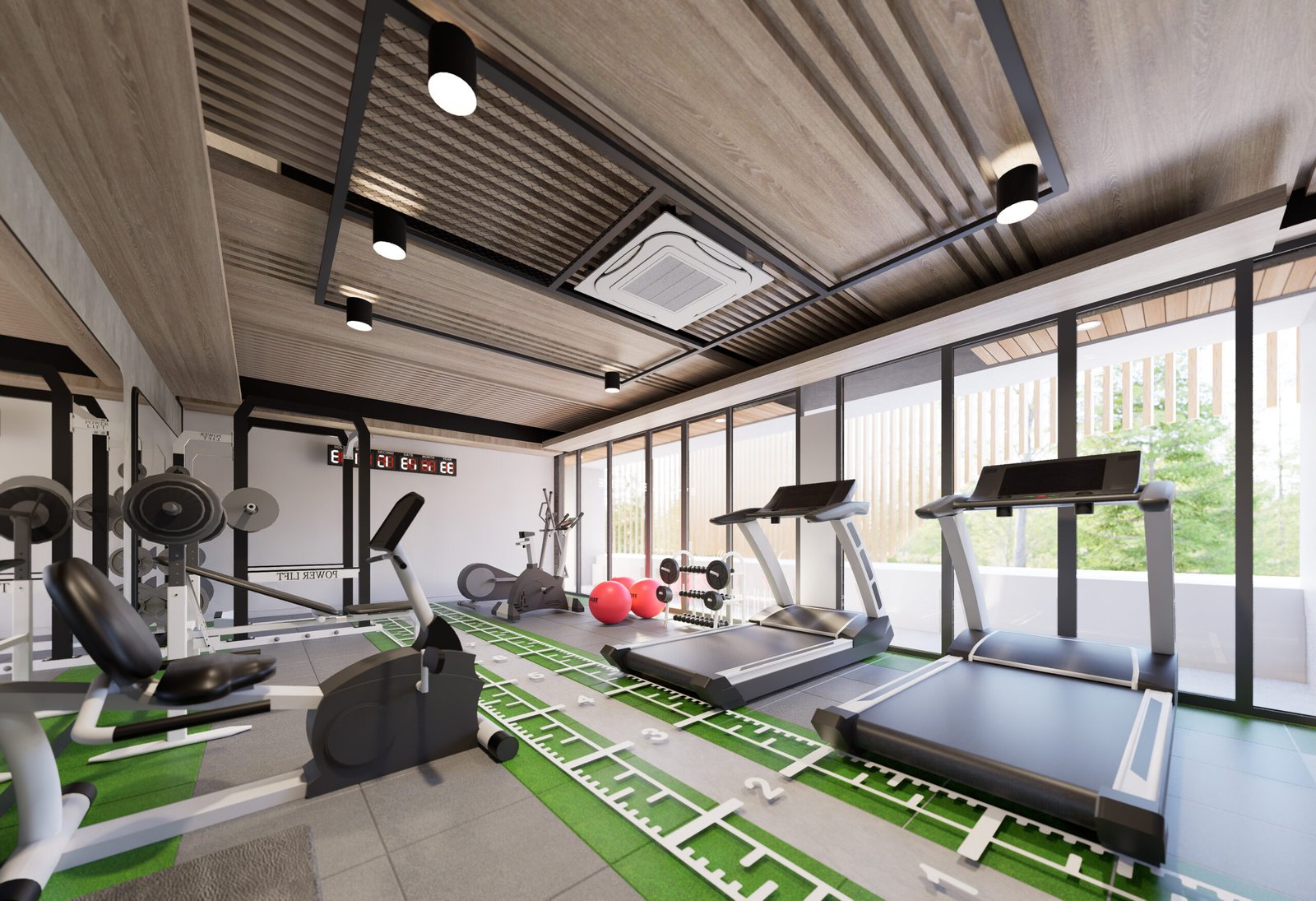 Gym area