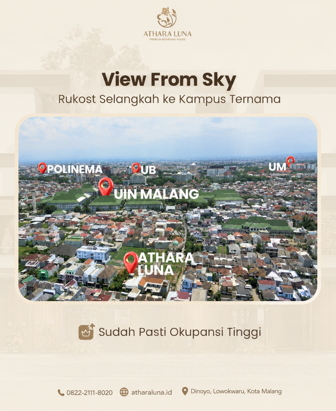 Athara Luna - lokasi dan akses sekitar